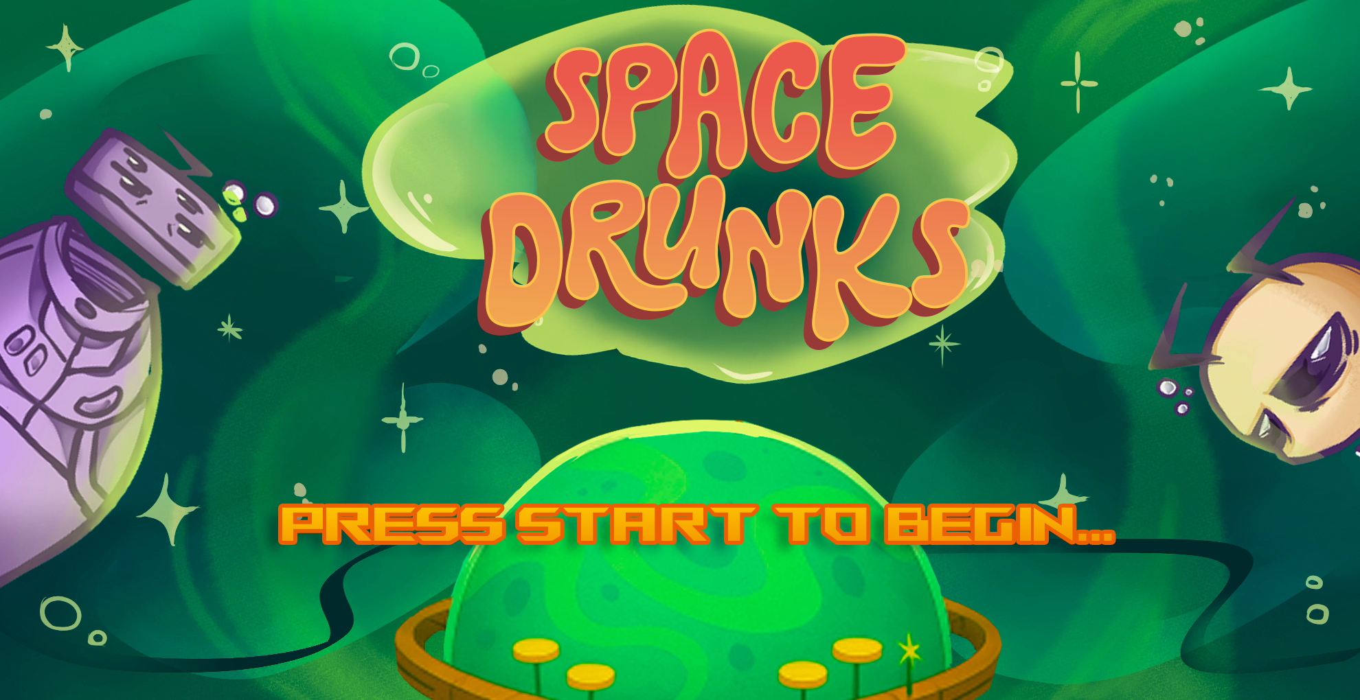 Arte principal de Space Drunks.
